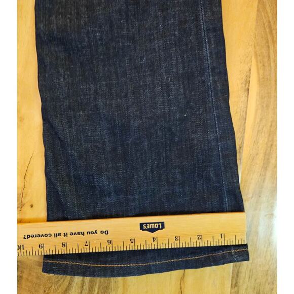 Joe's Jeans Sz32 bootcut Honey blue pants.  Worn look. Stylish. Y2K. Casual. - Picture 9 of 16